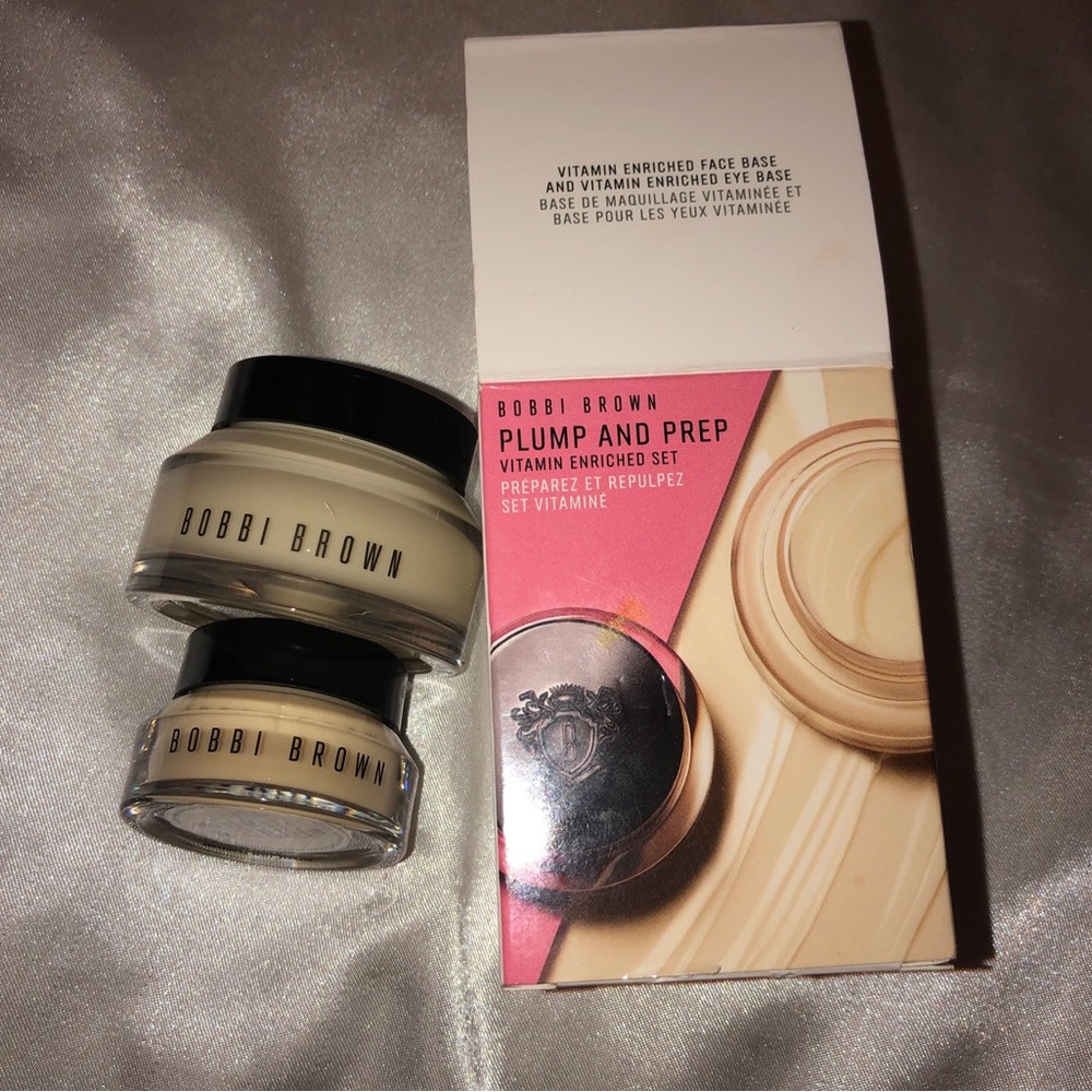 Bobbi Brown Plump & Prep Vitamin Enriched Duo Face & Eye Base Full Size NIB